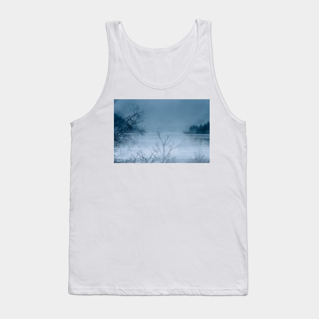 Moody Blue Lake and Forest - Williams Lake, BC Tank Top by Amy-K-Mitchell